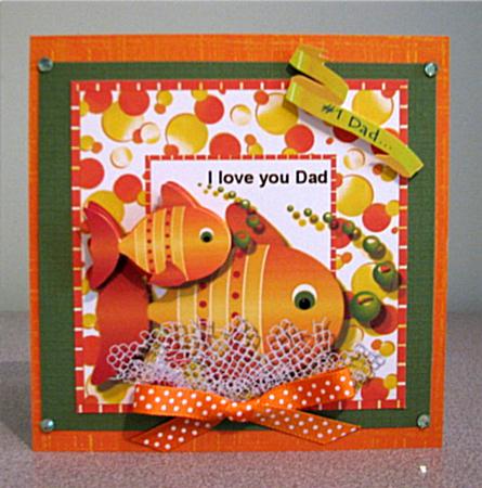 I Love You Dad - Card by Debbie Knechtel