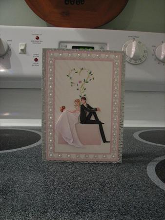 Wedding Day - Bride & Groom Topper & Decoupage by Debbie Knechtel