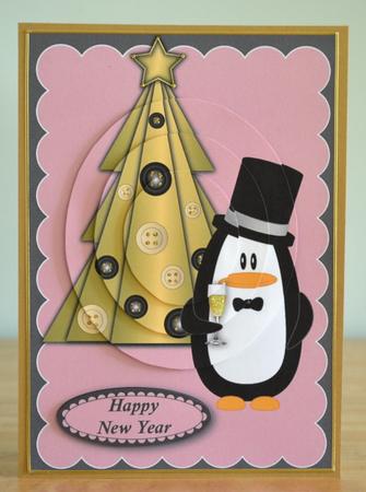 Christmas Penguin by Debbie Knechtel