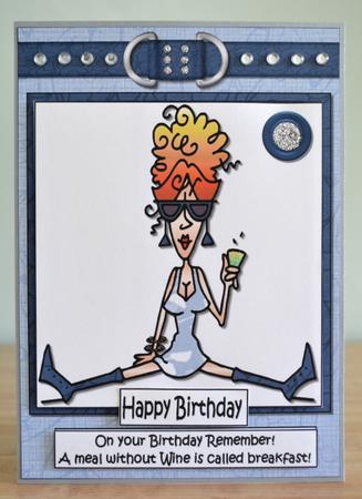 Rita Has Some Advice for Your Birthday Quick Card by Debbie Knechtel