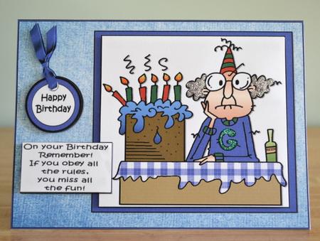 Gus Doesn't Want to Miss the Fun Quick Card by Debbie Knechtel
