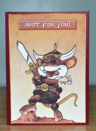 Viking Mouse by Debbie Knechtel