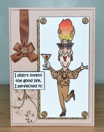 Edna and the Good Life Quick Card by Debbie Knechtel