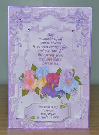 Anniversary Iris by Debbie Knechtel