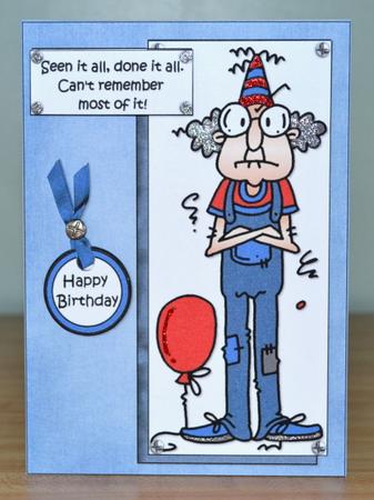 Gus Has Seen It All Quick Card by Debbie Knechtel