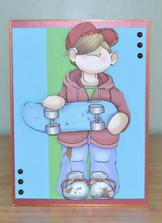 Skateboard Doodles by Debbie Knechtel