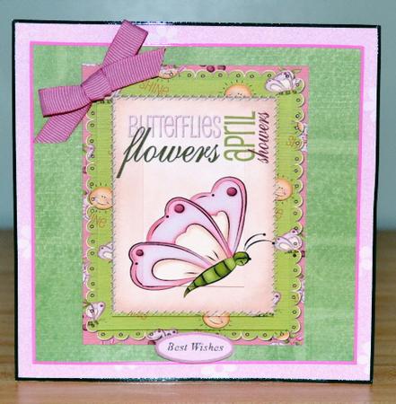 Butterflies in Spring, Pyramids by Debbie Knechtel
