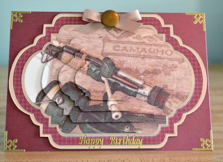 Vintage Fishing Tackle Quick Topper & Pyramage by Debbie Knechtel