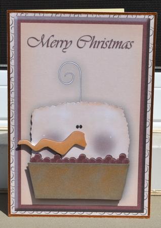 Snowman Candle Christmas Quick Card by Debbie Knechtel