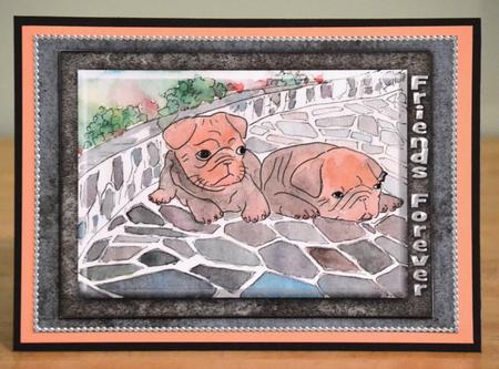 Pug Shot, Page 1 by Debbie Knechtel