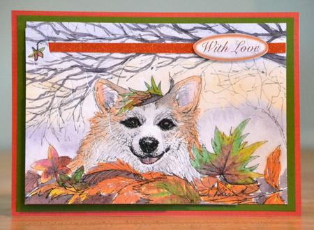 Yep - Autumn's in the Air Wavy Corner Stacker Topper by Debbie Knechtel