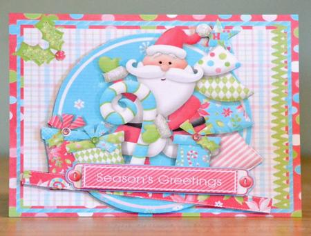 Merry and Bright Santa by Debbie Knechtel