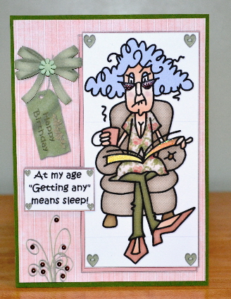 Stella Isn't Getting Any Quick Card by Debbie Knechtel