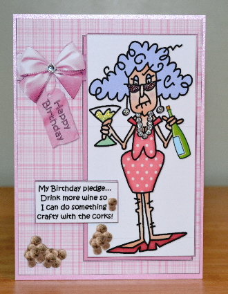 Stella is Getting Crafty Quick Card by Debbie Knechtel