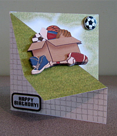 Sport - Coner Fold Back Cards by Debbie Knechtel