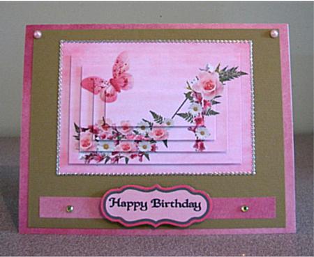 Rose Shoe Floral Rectangle by Debbie Knechtel