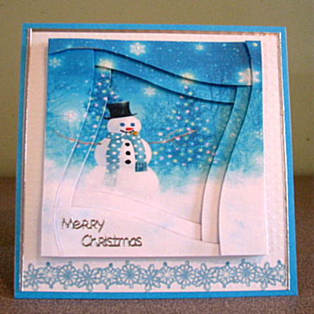 Snow is Glistening - Wavy Edge Spiral Ss by Debbie Knechtel