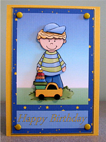 Happy Birthday Age 1,2,3 Step by Step by Debbie Knechtel