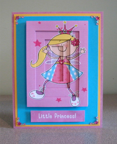 Pink Princess Ivy Inverted Pyramid. by Debbie Knechtel