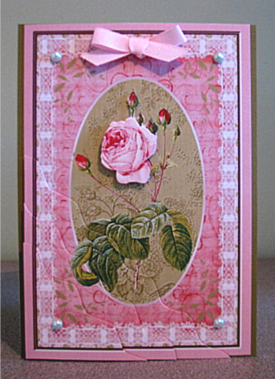The Beauty of a Rose Side Stacker by Debbie Knechtel