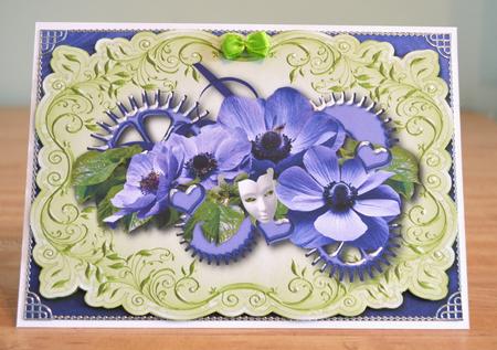 Feminine Steampunk Lilac Flowers + Extra Plaque by Debbie Knechtel