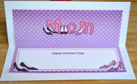 Large Dl Mothers Day Mom Shoes Matching Large Dl Insert by Debbie Knechtel
