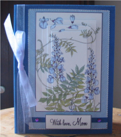 Wisteria for Mum/mam/mom by Debbie Knechtel