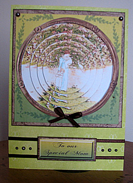 Kate Greenaway Mother and Children by Debbie Knechtel