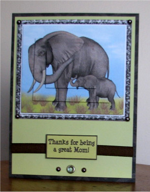 Elephant Mom by Debbie Knechtel