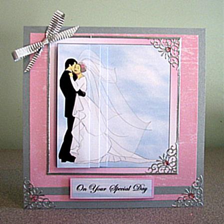Bride and Groom Side Stacker by Debbie Knechtel
