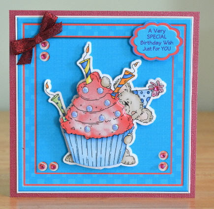 Cupcake Teddybear by Debbie Knechtel