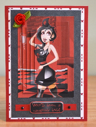 Naughty Nurse Black Pyramid by Debbie Knechtel