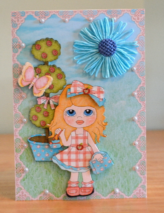 Hi, Friend! A5 Step by Step Card by Debbie Knechtel