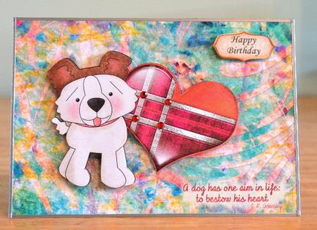 Doggone It! 4, Staffie A5 Step by Step Mini-kit by Debbie Knechtel