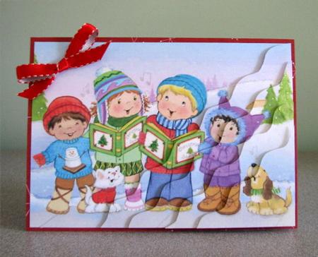 We Wish You a Merry Christmas Stacker by Debbie Knechtel
