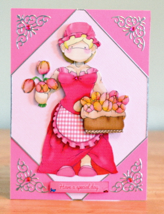 Tulip Flower Seller Doodles by Debbie Knechtel