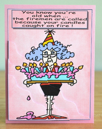 Too Many Candles Side Stacker by Debbie Knechtel