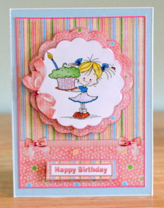 Avery Has a Birthday Cake Quick Card by Debbie Knechtel