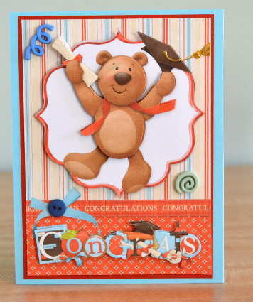 Graduation Boy Quick Card by Debbie Knechtel