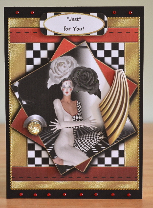 Jest for You! Card Topper by Debbie Knechtel