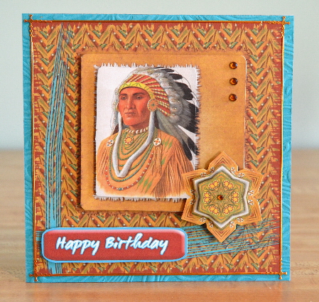 Native American Chief by Debbie Knechtel
