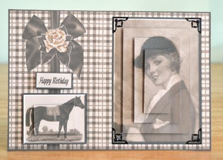 The Lady and Her Horse Pyramid by Debbie Knechtel