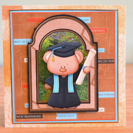 Graduation Bear by Debbie Knechtel
