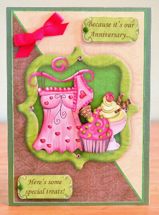 Birthday Treats Topper and Decoupage by Debbie Knechtel