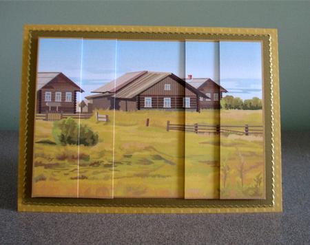 American Meadow with Big Barns Side Stacker by Debbie Knechtel