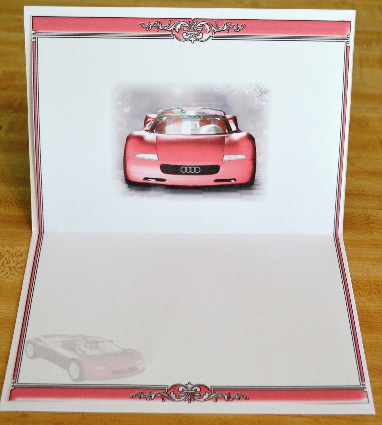 Dream Car Blank Insert by Debbie Knechtel