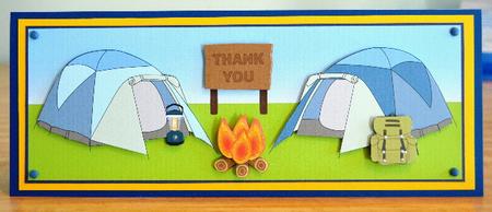 Camping Large Dl by Debbie Knechtel