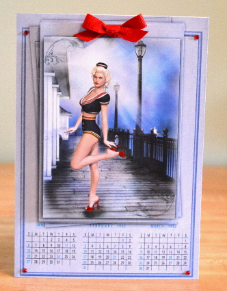 1950's Calendar Girl Mini Kit by Debbie Knechtel