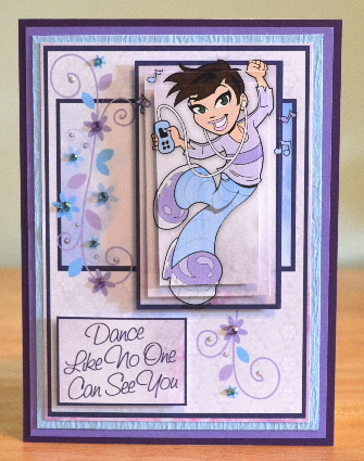 Dancer 7x5inch Pyramid by Debbie Knechtel