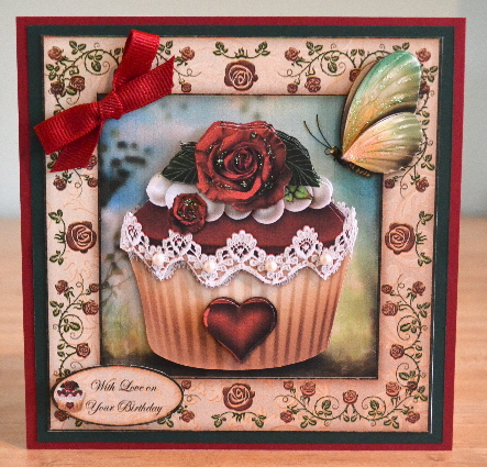 Cupcake Filled with Love by Debbie Knechtel